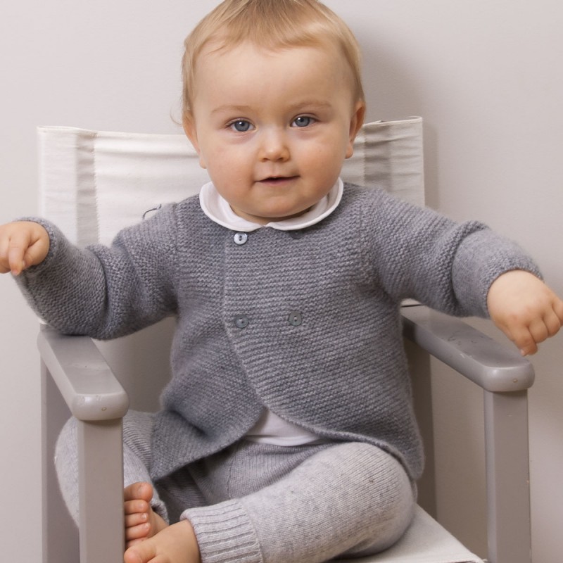 A warm cashmere jacket to wrap up your baby in softness Size 3 Months ...